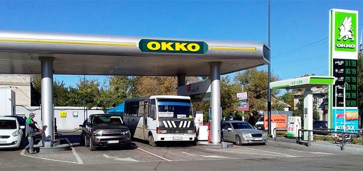 Discounts at okko gas station in kherson2
